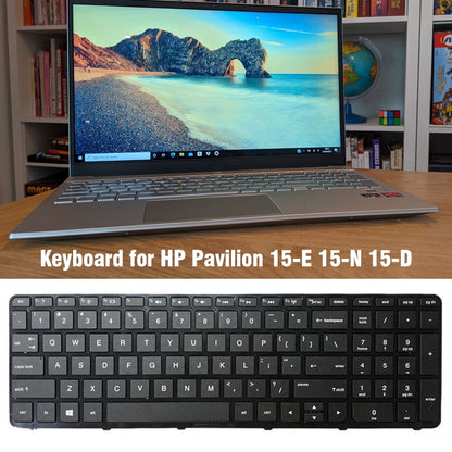 For HP 15-E / 15-N / 15-D Laptop Keyboard with Frame - HP Spare Parts by buy2fix | Online Shopping UK | buy2fix