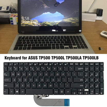 For ASUS TP500 TP500L TP500LA/LB TP500LN US Version Backlight Laptop Keyboard(Black) - Asus Spare Parts by buy2fix | Online Shopping UK | buy2fix