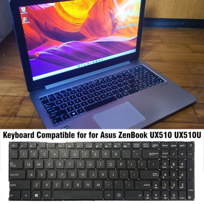 US Version Laptop Keyboard For Asus ZenBook UX510 UX510U UX510UA(Black) - Asus Spare Parts by buy2fix | Online Shopping UK | buy2fix