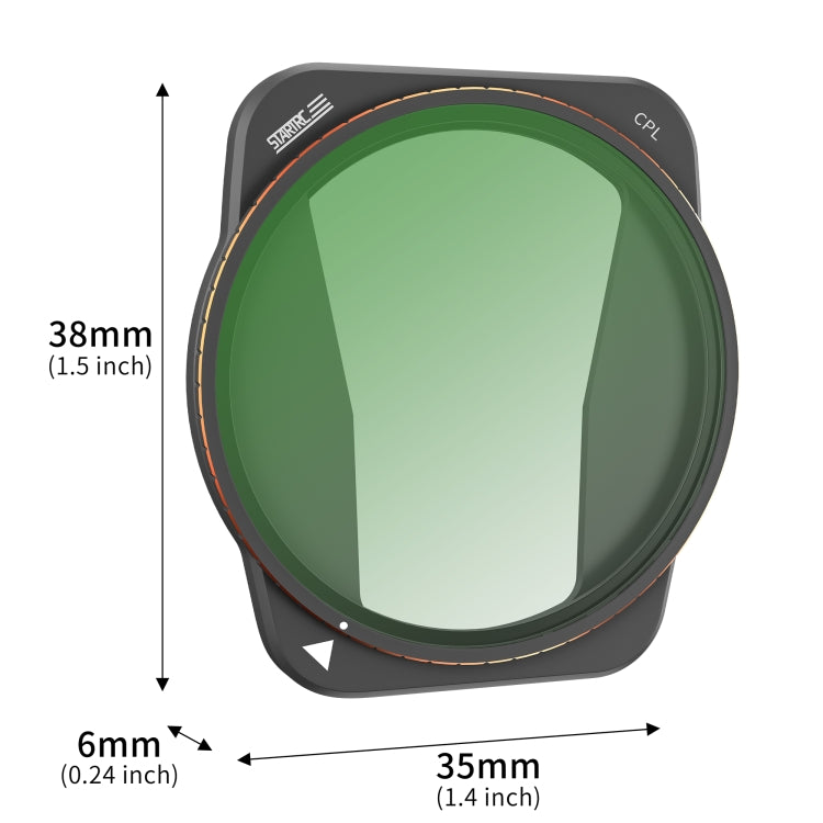 For DJI Air 3 STARTRC Drone Lens Filter, Lens:CPL - Lens Filter by STARTRC | Online Shopping UK | buy2fix