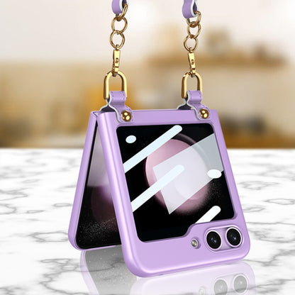 For Samsung Galaxy Z Flip5 GKK Ultra-thin Handbag Phone Case(Purple) - Galaxy Z Flip5 Cases by GKK | Online Shopping UK | buy2fix