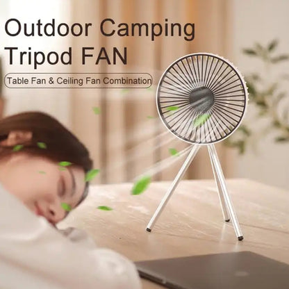 DQ213 4000mAh Outdoor Portable Camping Fan Tent Hanging Vertical Light(White) - Electric Fans by buy2fix | Online Shopping UK | buy2fix