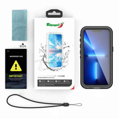For Samsung Galaxy A24 4G RedPepper IP68 Life Waterproof Phone Case(Black) - Galaxy Phone Cases by RedPepper | Online Shopping UK | buy2fix