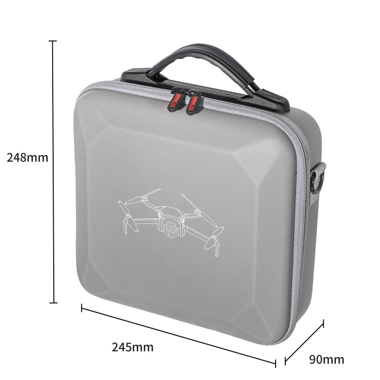 For DJI Mini 4 Pro / N2 STARTRC Shoulder Storage Bag PU Handbag(Grey) - Carry Cases & Bags by STARTRC | Online Shopping UK | buy2fix