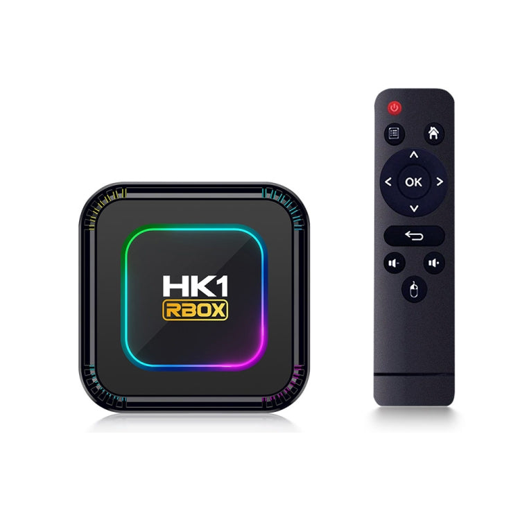HK1 RBOX K8 8K Android 13.0 Smart TV Box with Remote Control, 4GB+32GB, RK3528 Quad-Core(AU Plug) - Others by buy2fix | Online Shopping UK | buy2fix