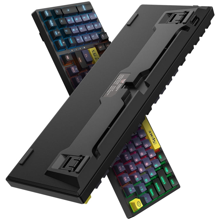 ONIKUMA G38 98 Keys RGB Lighting Wired Mechanical Keyboard, Type:Blue Switch(Black) - Wired Keyboard by ONIKUMA | Online Shopping UK | buy2fix