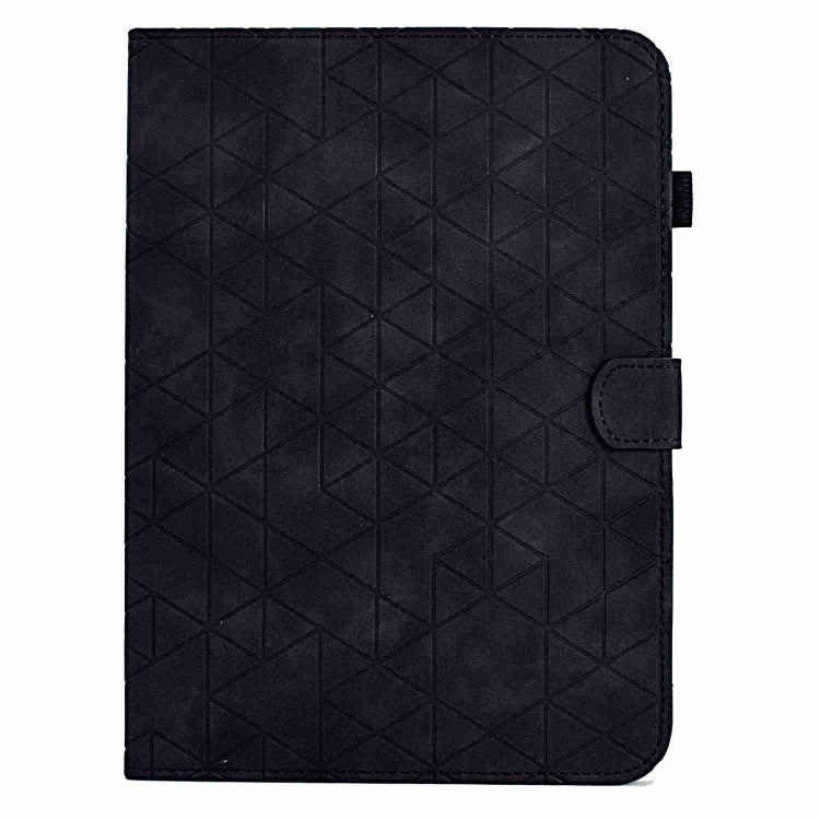 For iPad 2025 / 2022 Rhombus TPU Smart Leather Tablet Case(Black) - iPad 2025 / 2022 Cases by buy2fix | Online Shopping UK | buy2fix