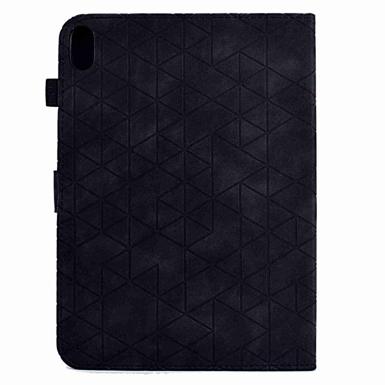 For iPad 2025 / 2022 Rhombus TPU Smart Leather Tablet Case(Black) - iPad 2025 / 2022 Cases by buy2fix | Online Shopping UK | buy2fix