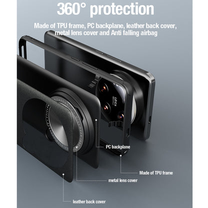 For Xiaomi 14 Ultra NILLKIN CamShield Prop Series Magnetic PC + TPU Phone Case(Black) - 14 Ultra Cases by NILLKIN | Online Shopping UK | buy2fix