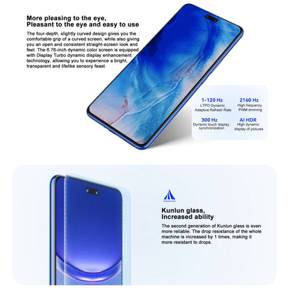 Huawei nova 12 Ultra, 12GB+1TB, Screen Fingerprint Identification, 6.76 inch HarmonyOS 4.0 Octa Core, Network: 4G, NFC, OTG, Not Support Google Play(Grey) - Huawei Mate & P by Huawei | Online Shopping UK | buy2fix