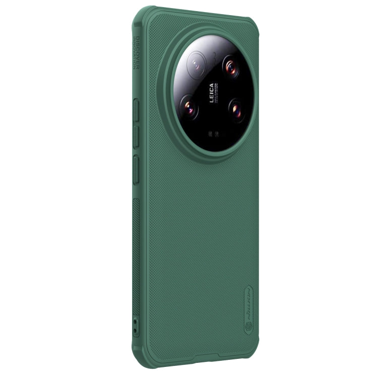 For Xiaomi 14 Ultra NILLKIN Super Frosted Shield Pro MagSafe Magnetic Phone Case(Green) - 14 Ultra Cases by NILLKIN | Online Shopping UK | buy2fix