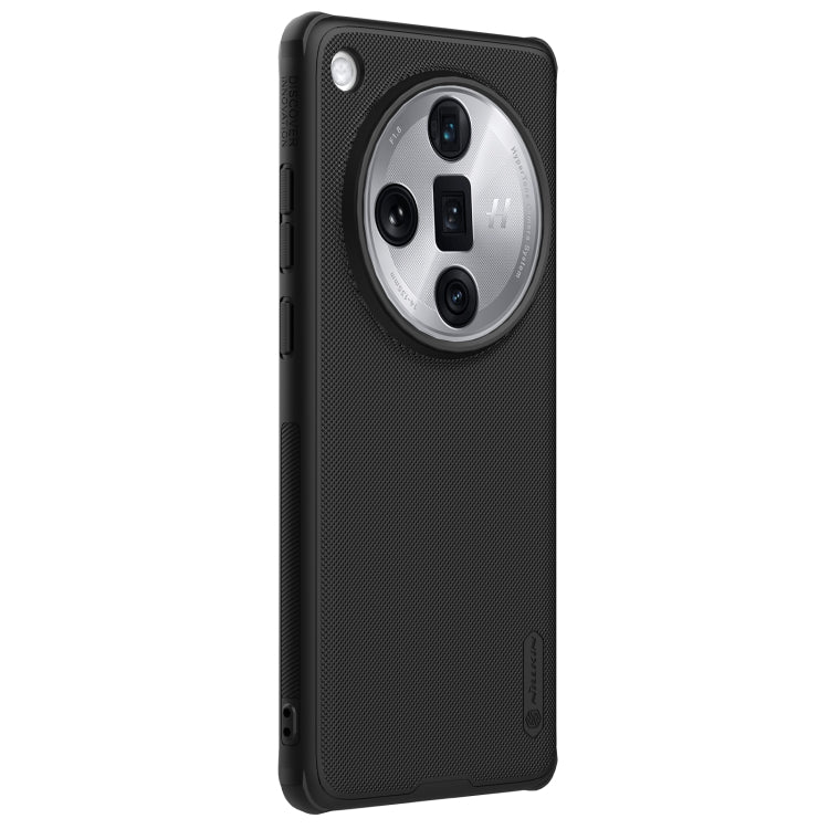 For OPPO Find X7 Ultra NILLKIN Frosted Shield Pro Magnetic Magsafe Phone Case(Black) - Find X7 Ultra Cases by NILLKIN | Online Shopping UK | buy2fix