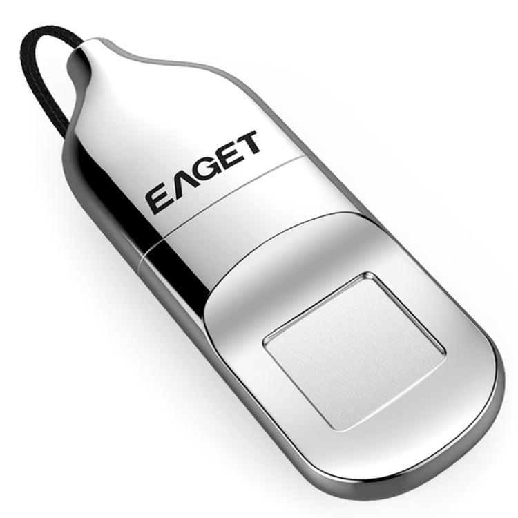 EAGET FU5 64G USB 2.0 Interface Metal Flash U Disk with Fingerprint Identification - USB Flash Drives by EAGET | Online Shopping UK | buy2fix