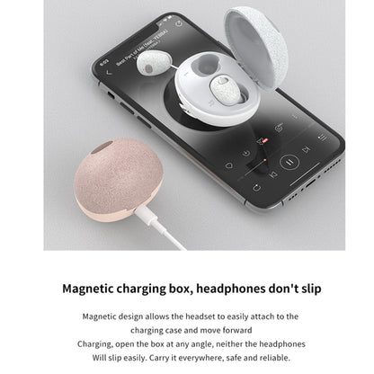 Calante T2S 5D Sound Effect Bluetooth 5.0 Wireless Bluetooth Earphone with Magnetic Charging Box, Support Call & Siri(White) - Bluetooth Earphone by Galante | Online Shopping UK | buy2fix