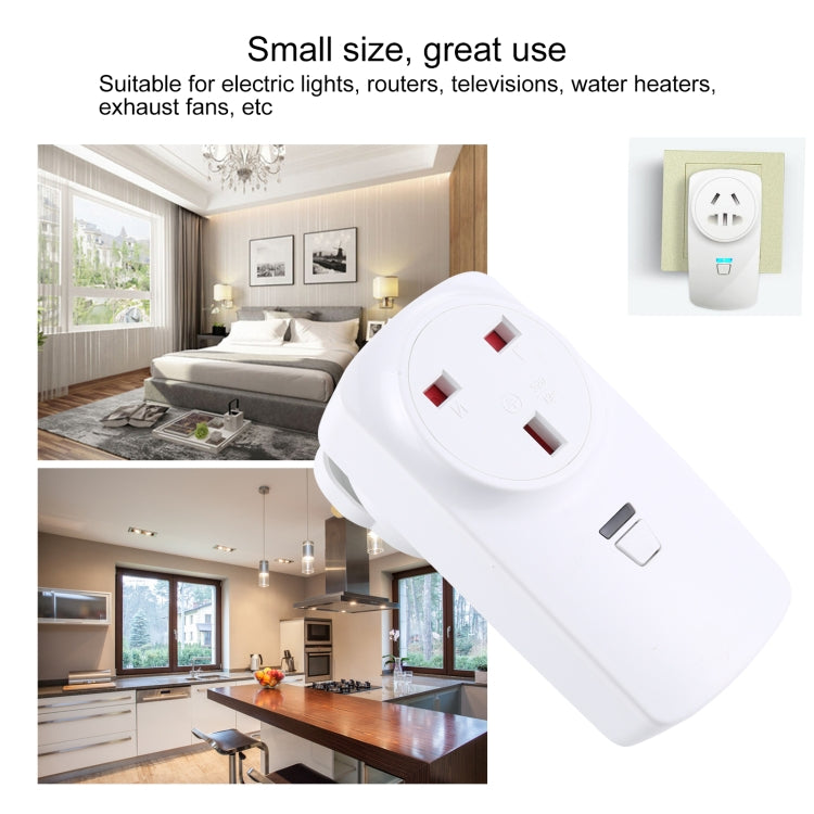 AK-DL220 220V Smart Wireless Remote Control Socket with Remote Control, Plug Type:UK Plug - Consumer Electronics by buy2fix | Online Shopping UK | buy2fix