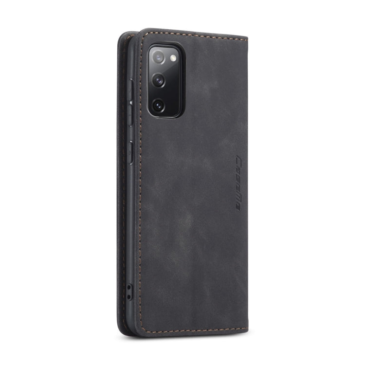 For Samsung Galaxy S20 FE CaseMe 013 Multifunctional Horizontal Flip Leather Case with Holder & Card Slot & Wallet(Black) - Samsung Accessories by CaseMe | Online Shopping UK | buy2fix