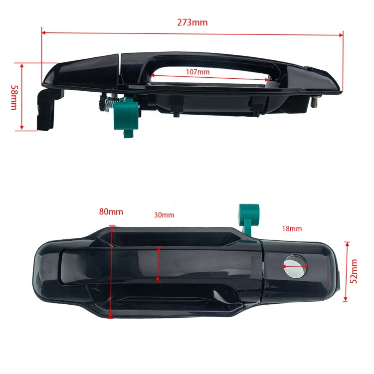 Car Left Front Door Outside Handle 82650-3E010 for KIA Sorento 2003-2006 - In Car by buy2fix | Online Shopping UK | buy2fix