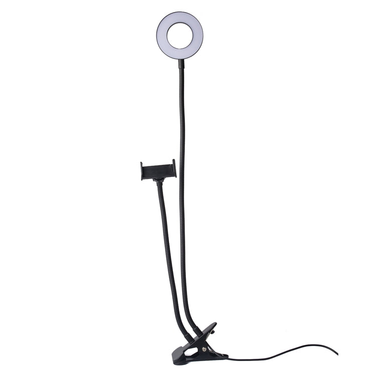 3.5 inch Adjustable Live Broadcast Aluminum Alloy Clip LED Fill Light with Phone Clamp - Consumer Electronics by ADAI | Online Shopping UK | buy2fix