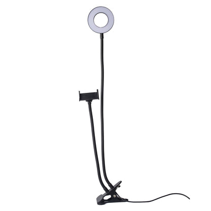 3.5 inch Adjustable Live Broadcast Aluminum Alloy Clip LED Fill Light with Phone Clamp - Consumer Electronics by ADAI | Online Shopping UK | buy2fix