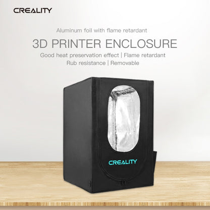 Creality 3D Printer Flame Retardant Aluminum Foil Cloth Protective Cover for Ender-3, Medium Size: 72x76x65cm - Parts by Creality | Online Shopping UK | buy2fix