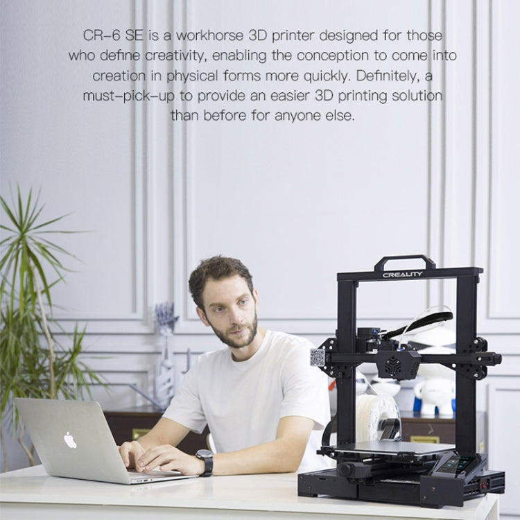 CREALITY CR-6 SE 350W Intelligent Leveling-free DIY 3D Printer, Print Size : 23.5 x 23.5 x 25cm, UK Plug - 3D Printer by Creality | Online Shopping UK | buy2fix