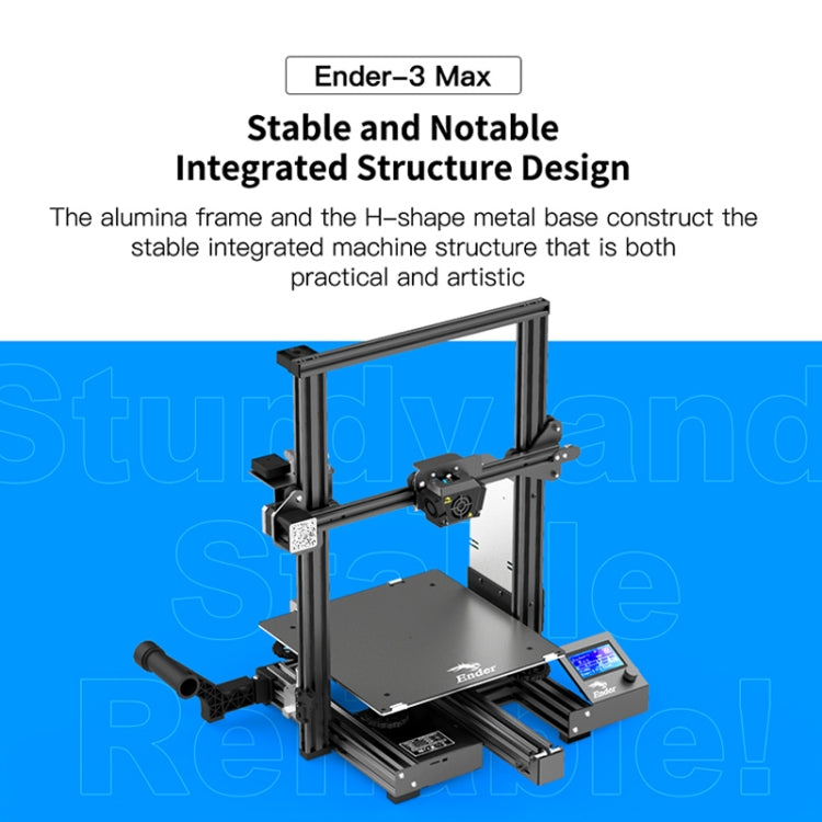 CREALITY Ender-3 Max Smart Sensor Dual Cooling Fans DIY 3D Printer, Print Size : 30 x 30 x 34cm, US Plug - 3D Printer by Creality | Online Shopping UK | buy2fix