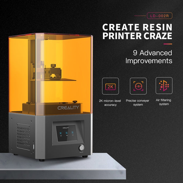 CREALITY LD-002R 2K LCD Screen Resin DIY 3D Printer, Print Size : 11.9 x 6.5 x 16cm, EU Plug - 3D Printer by Creality | Online Shopping UK | buy2fix