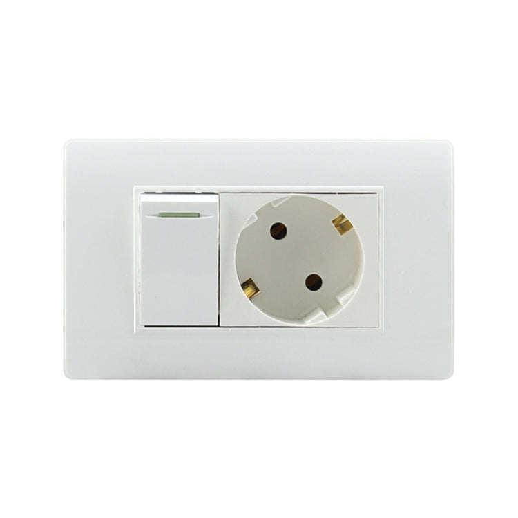 118 Type PC Power Socket with Switch, EU Plug - Consumer Electronics by buy2fix | Online Shopping UK | buy2fix