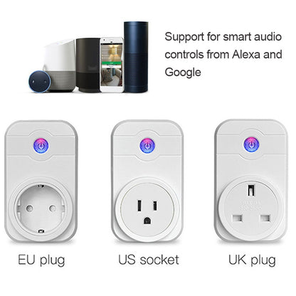 SWA1 10A Home Automation Wireless Smart WiFi Socket, Support Smartphone Remote Control & Timing Switch & Alexa & Google Home - Consumer Electronics by buy2fix | Online Shopping UK | buy2fix