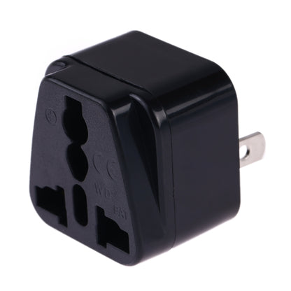 Portable Universal Socket to US Plug Power Adapter Travel Charger (Black) - Consumer Electronics by buy2fix | Online Shopping UK | buy2fix
