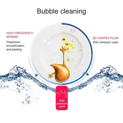 GYB001 Mini-ultrasonic Dishwasher Portable USB Charging Fruit Cleaner, Domestic Packaging(Champagne Gold) - Home & Garden by buy2fix | Online Shopping UK | buy2fix