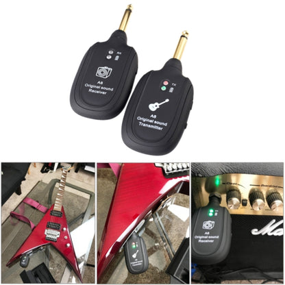 Guitar Wireless Transmitter Receiver A8 Electric Guitar Wireless Connection System Pickups - Other Accessories by buy2fix | Online Shopping UK | buy2fix