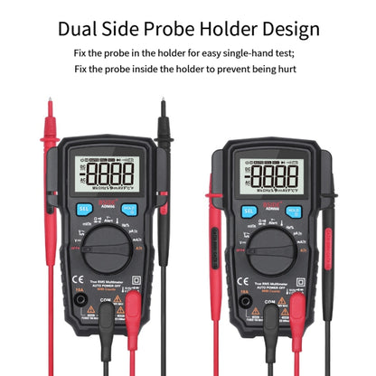 BSIDE ADM66 Handheld Household 6000 Count AC / DC Current Voltage Capacitor Automatic Range Multimeter with LCD Backlight & Card Slot Function - Digital Multimeter by BSIDE | Online Shopping UK | buy2fix