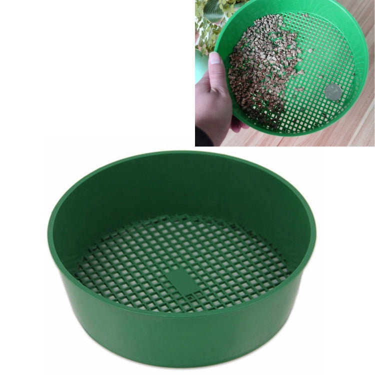 Plastic Mesh Sieve Soil Sieve PE Plastic Net Glasses of Gardening Tools Gardening Supplies, Sieve Diameter: 3 x 3.5mm - Home & Garden by buy2fix | Online Shopping UK | buy2fix