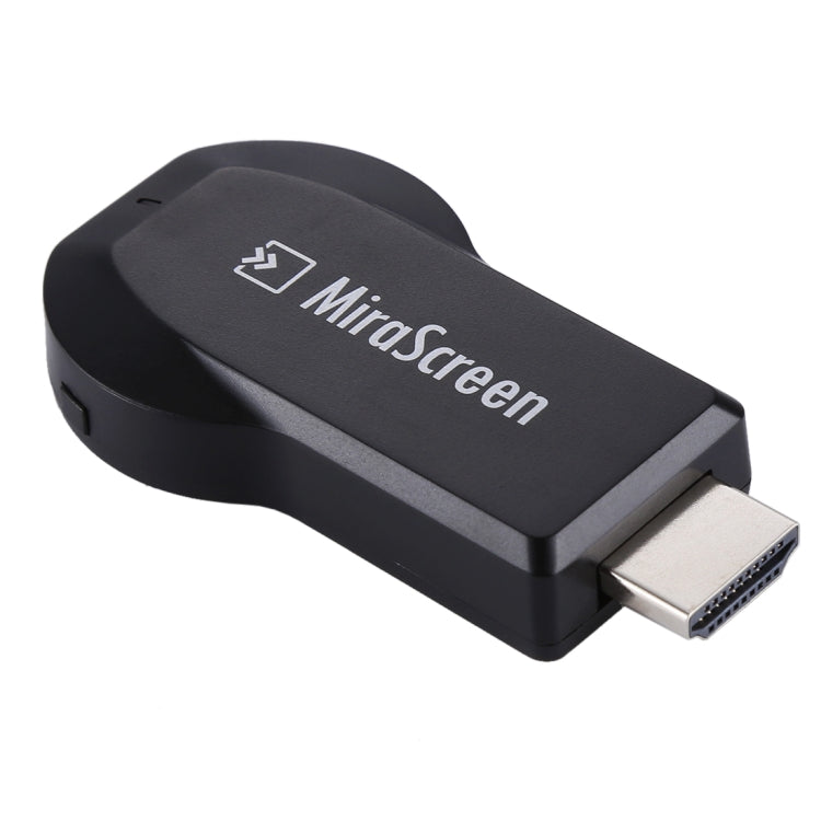 MiraScreen WiFi Display Dongle / Miracast Airplay DLNA Display Receiver Dongle Wireless Mirroring Screen Device with 2 in 1 USB Cable (Black) - Consumer Electronics by buy2fix | Online Shopping UK | buy2fix