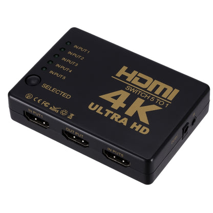 ZMT-968885 HDMI Switch 5 into 1 out 4K*2K HD Video Switch with Remote Control - Switch by buy2fix | Online Shopping UK | buy2fix