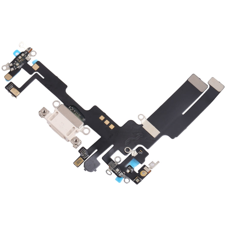 For iPhone 14 Charging Port Flex Cable (White) -  by buy2fix | Online Shopping UK | buy2fix