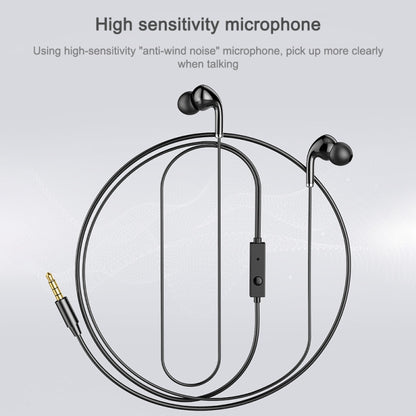 awei PC-6 Mini Stereo In-ear Wired Headset with Microphone - In Ear Wired Earphone by awei | Online Shopping UK | buy2fix