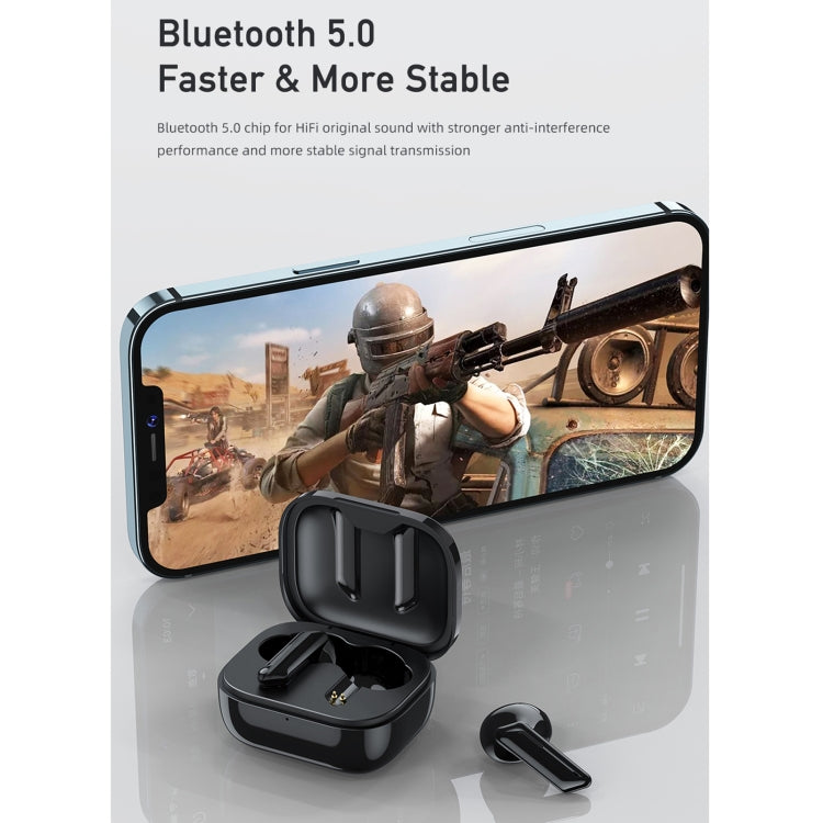awei T36 Bluetooth 5.0 True Wireless Stereo Bluetooth Earphone (Black) - TWS Earphone by awei | Online Shopping UK | buy2fix