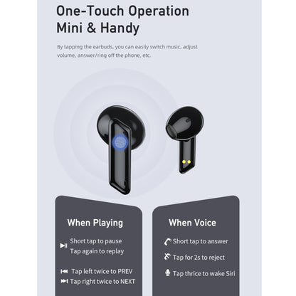 awei T36 Bluetooth 5.0 True Wireless Stereo Bluetooth Earphone (Black) - TWS Earphone by awei | Online Shopping UK | buy2fix