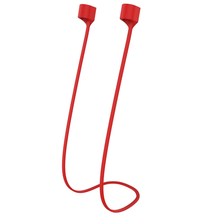 Wireless Bluetooth Headset Anti-lost Rope Magnetic Silicone Lanyard for Apple AirPods 1 / 2(Red) - Apple Accessories by buy2fix | Online Shopping UK | buy2fix