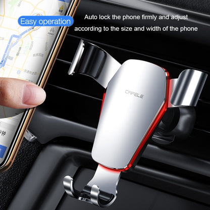 CAFELE Car Air Outlet Mobile Phone Holder Bracket (Black) - Car Holders by CAFELE | Online Shopping UK | buy2fix