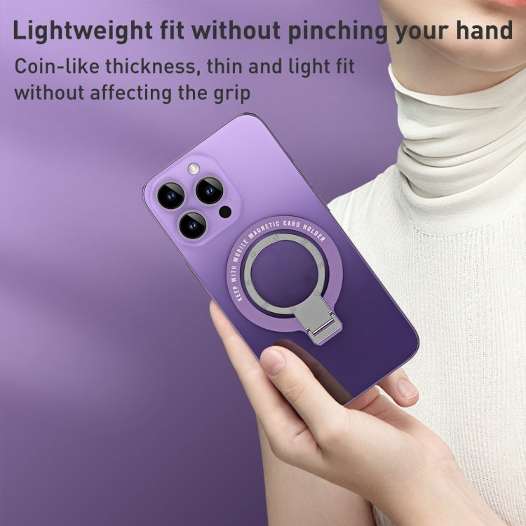 Ultra-thin Metal Phone Holder (Black) - Ring Holder by buy2fix | Online Shopping UK | buy2fix