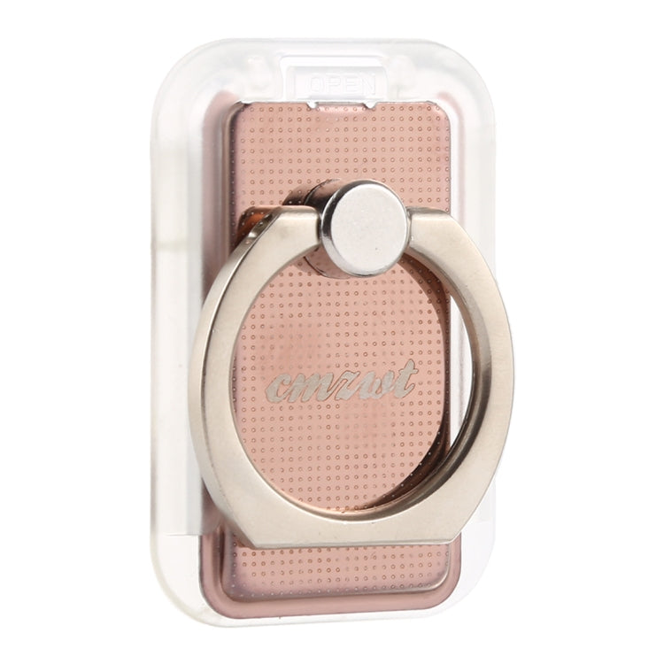 CPS-013 360 Degrees Rotate Freely Removable Magnetic Ring Stand Phone Holder, Support Wireless Charging(Rose Gold) - Ring Holder by buy2fix | Online Shopping UK | buy2fix