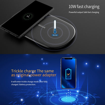 NILLKIN MC031 Gemini Dual Wireless Faster Charger QI Standard Smart Recognition 5/7.5/10W, For iPhone / Samsung / Nokia other QI Standard Smart Phones(Black) - Apple Accessories by NILLKIN | Online Shopping UK | buy2fix