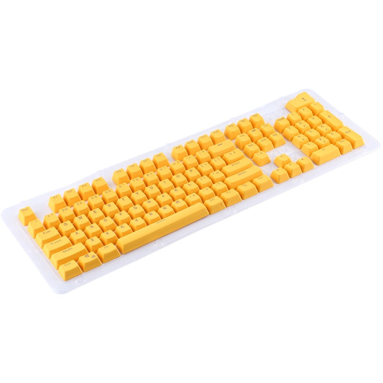 104 Keys Double Shot PBT Backlit Keycaps for Mechanical Keyboard (Yellow) -  by buy2fix | Online Shopping UK | buy2fix