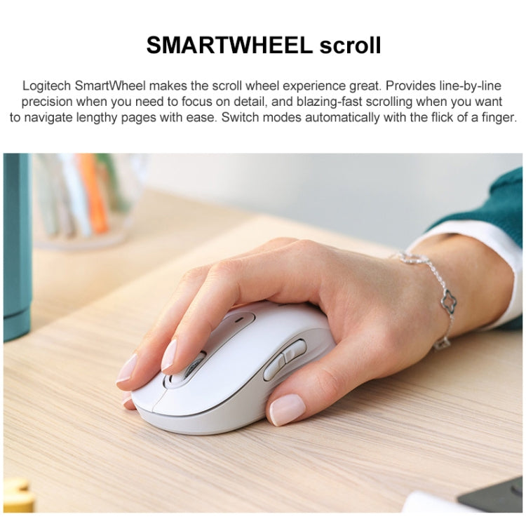 Logitech M650 5-keys 2000 DPI Wireless Bluetooth Silent Mouse (Black) - Wireless Mice by Logitech | Online Shopping UK | buy2fix