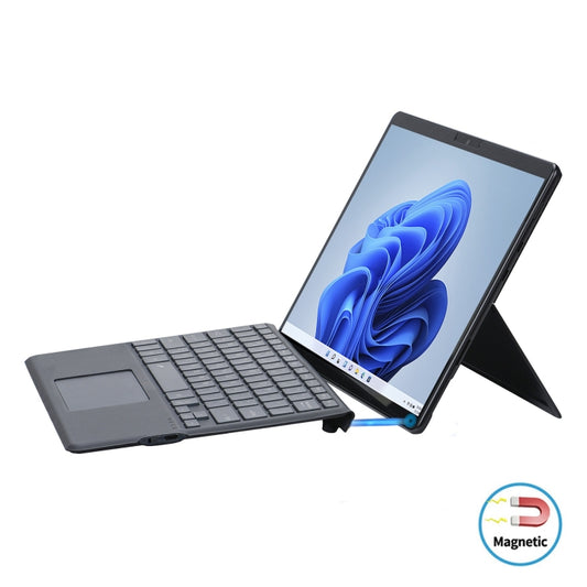 For Microsoft Surface Pro 8 Tablet Colorful Backlight Bluetooth Keyboard Leather Case with Pen Slot - Wireless Keyboard by buy2fix | Online Shopping UK | buy2fix