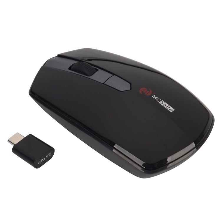 MCSaite MC-369AG USB-C / Type-C 1600DPI Three-speed Adjustable 4-button Wireless Optical Mouse -  by buy2fix | Online Shopping UK | buy2fix