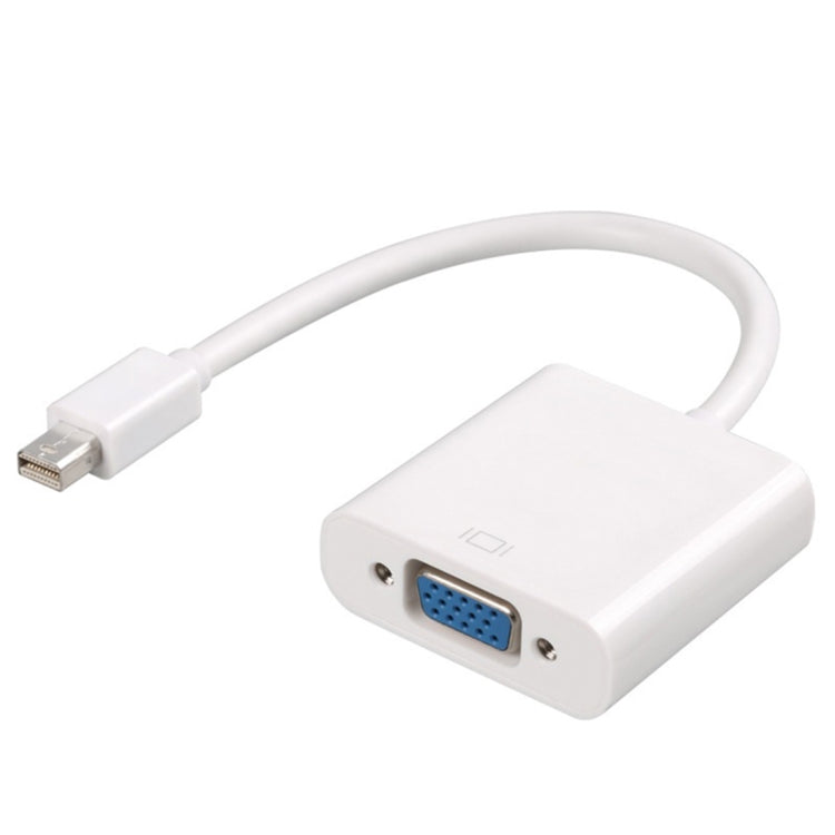 1080P Mini DisplayPort to VGA Cable Adapter (White) -  by buy2fix | Online Shopping UK | buy2fix